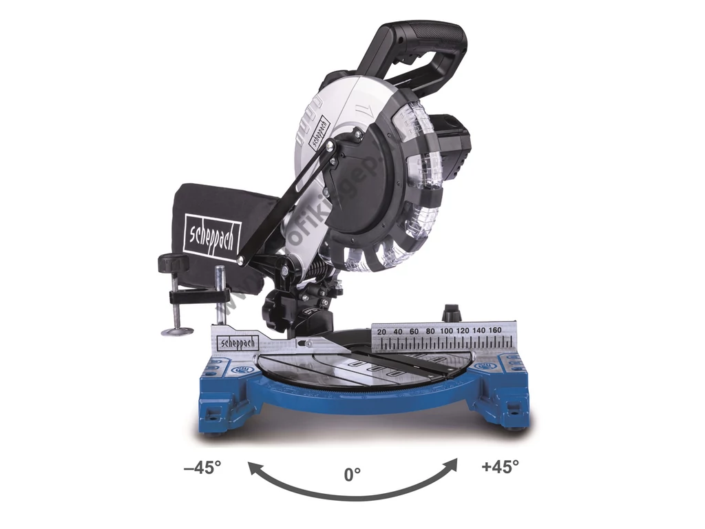 Scheppach HM 210 L gérvágó fűrész , 1500W, 210mm tárcsa, lézerrel