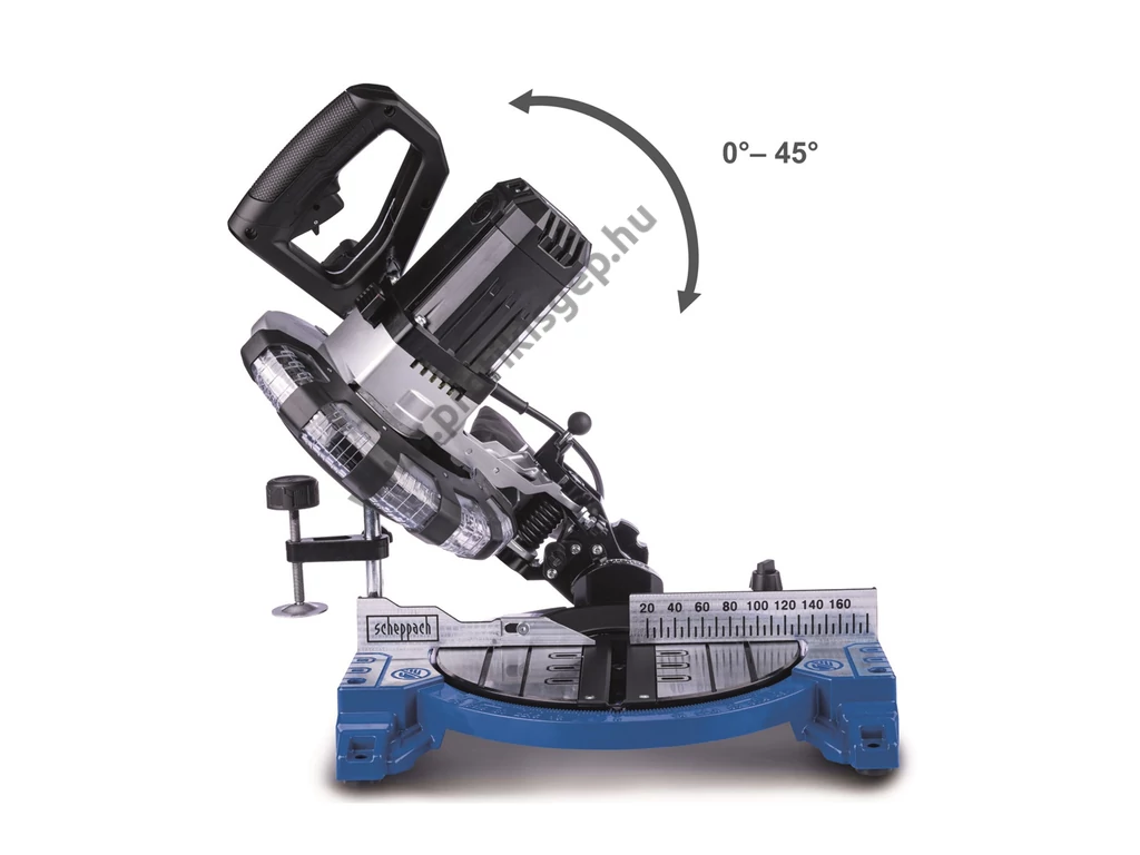 Scheppach HM 210 L gérvágó fűrész , 1500W, 210mm tárcsa, lézerrel