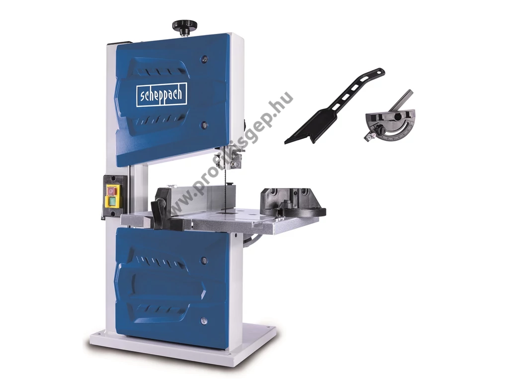 Scheppach HBS 25 fa szalagfűrész, 230V, 350W, vágási átmérő: 80mm, fűrész szalag: 1400mm