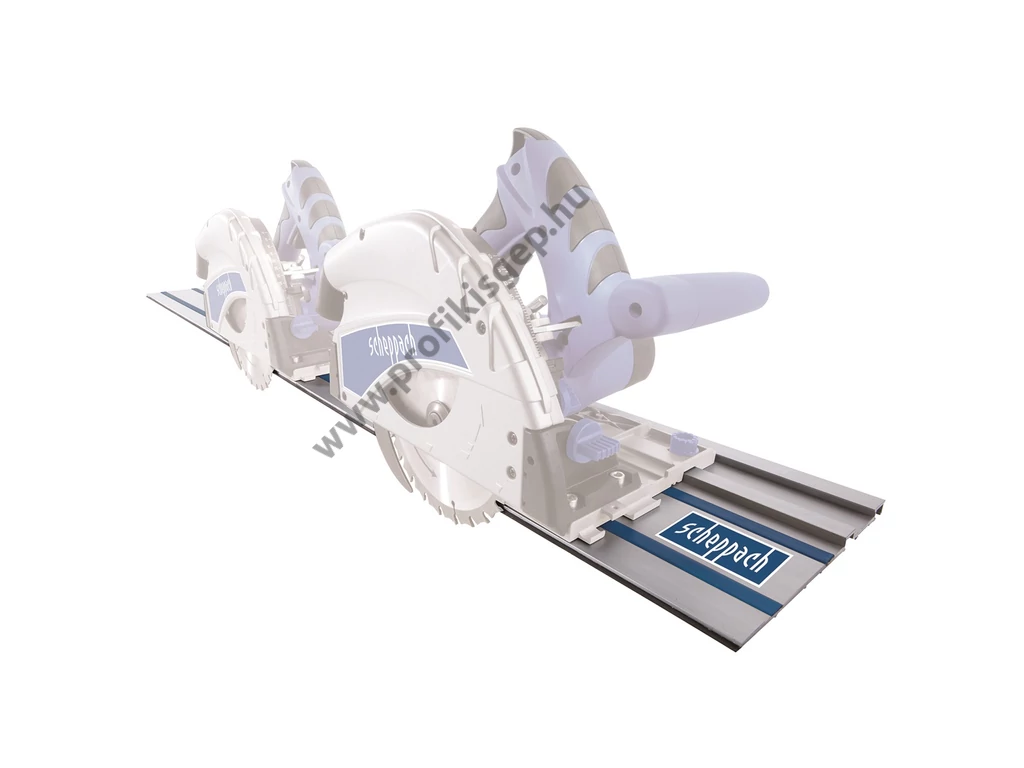 Scheppach PL 55, körfűrész, merülőfűrész 1200W, 160mm tárcsaátmérő, 2x700mm vezetősinnel