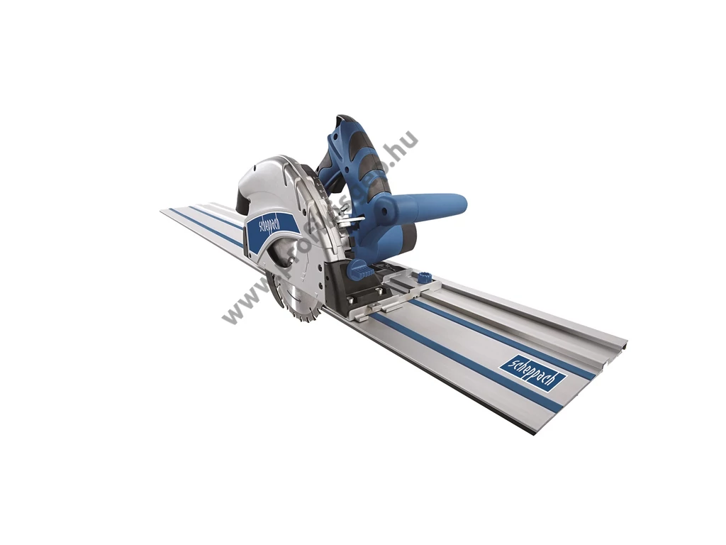 Scheppach PL 55, körfűrész, merülőfűrész 1200W, 160mm tárcsaátmérő, 2x700mm vezetősinnel