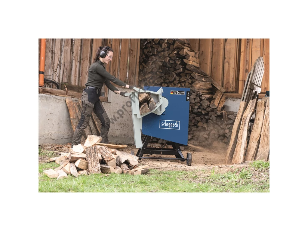 Scheppach HS 720 hintafűrész, billenővályús körfűrész, 400V, 4500W, 700mm tárcsaátmérő, max: 250mm