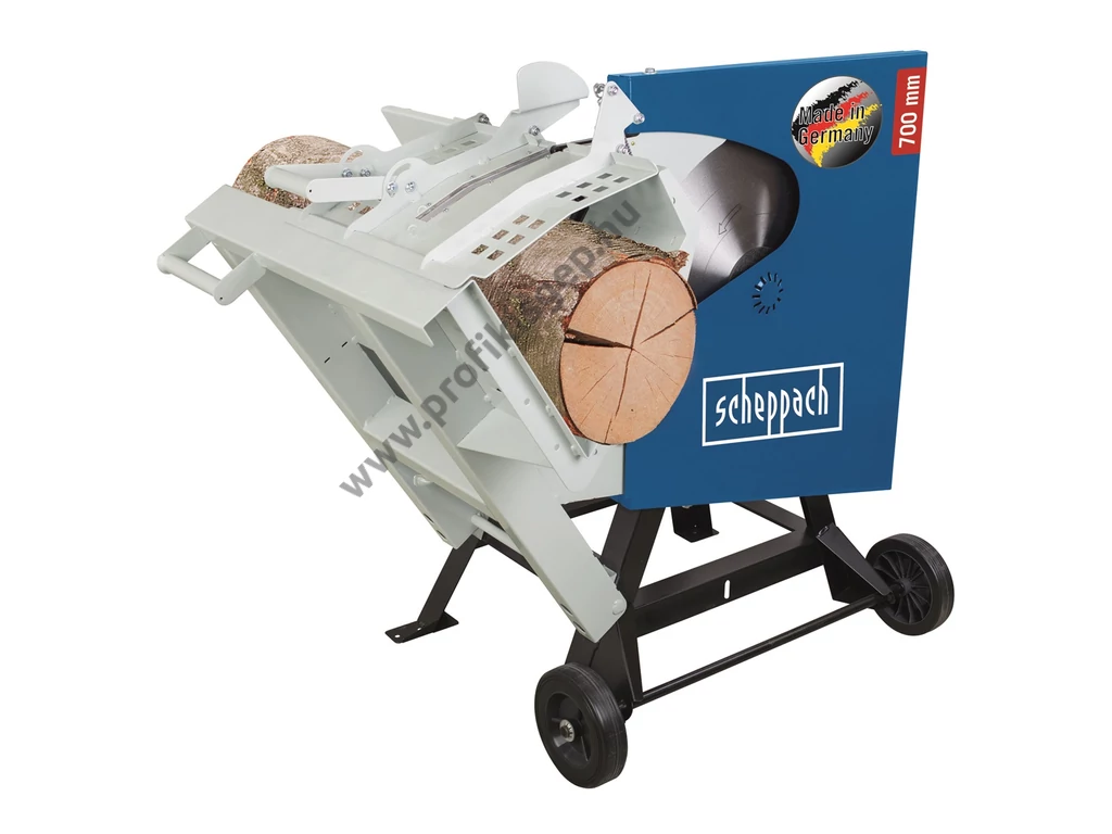 Scheppach HS 720 hintafűrész, billenővályús körfűrész, 400V, 4500W, 700mm tárcsaátmérő, max: 250mm