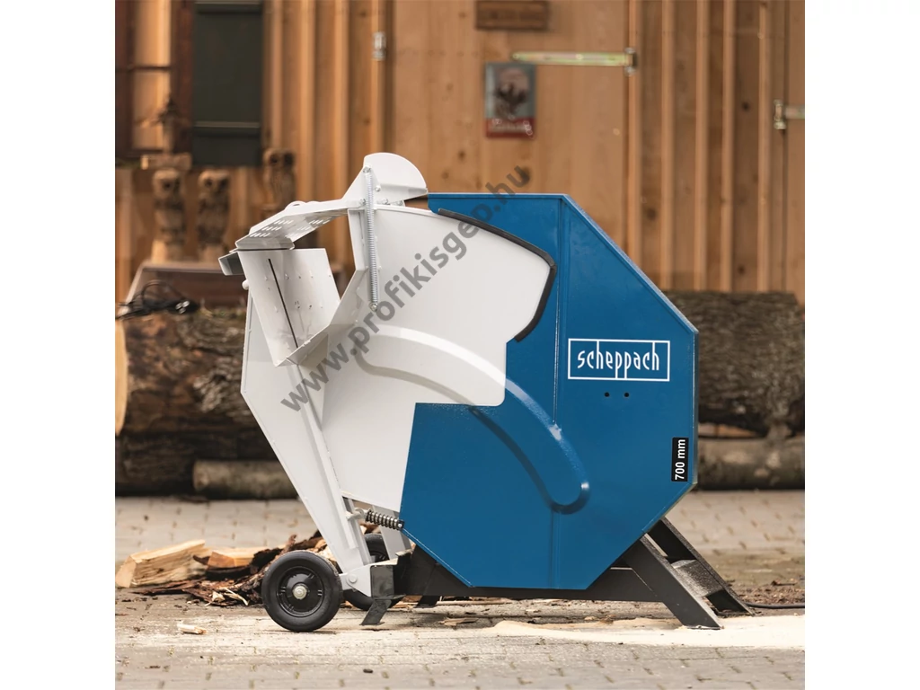Scheppach HS 730 hintafűrész, billenővályús körfűrész, 400V, 4500W, 700mm tárcsaátmérő, max: 240mm