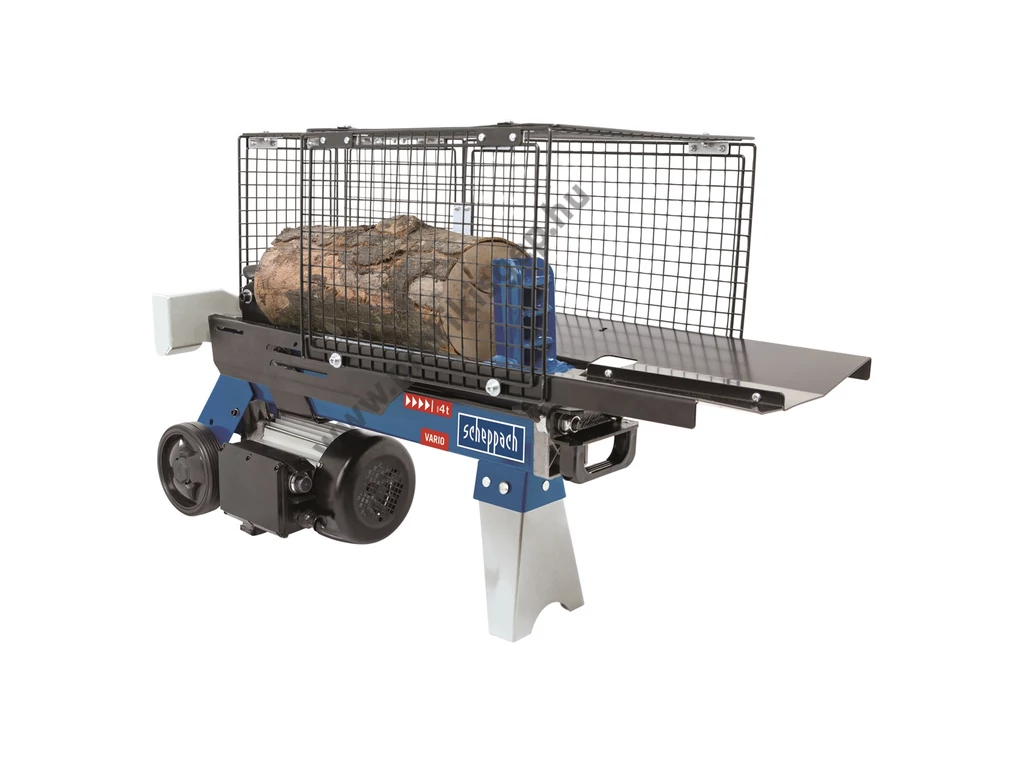 Scheppach HL 460 vízszintes rönkhasító, 4 tonna, 230V, 1500W, hossz: 37cm-ig,