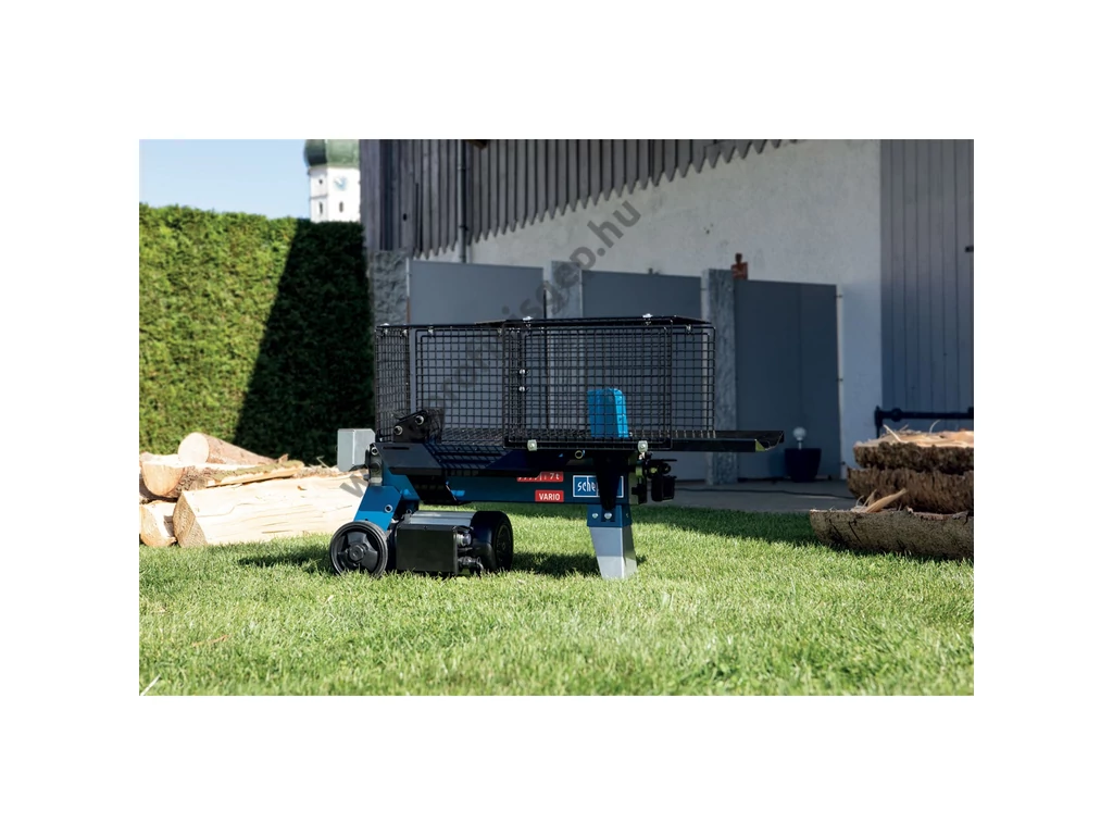 Scheppach HL 760 LS, vízszintes rönkhasító, 7 tonna, 230V, 2200W, hossz: 52cm-ig, ÁLLVÁNNYAL, kereszthasító külön rendelhető