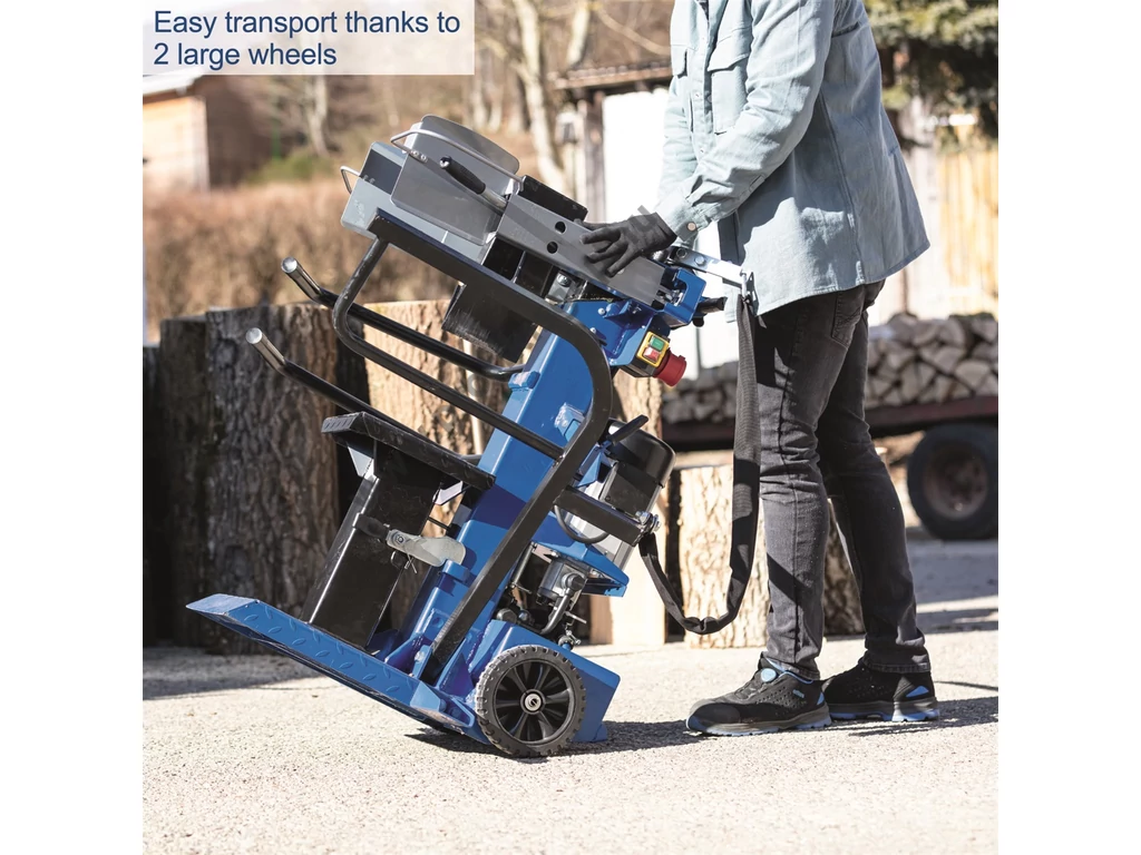 Scheppach Compact 10T álló rönkhasító, 10 tonna, 400V, 3500W, hossz: 107 cm-ig
