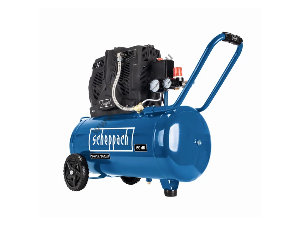 SCHEPPACH HC 51 Si olajmentes kompresszor, 300l/perc 8bar, tartály 50L, 230V 1500W, csak 60dB