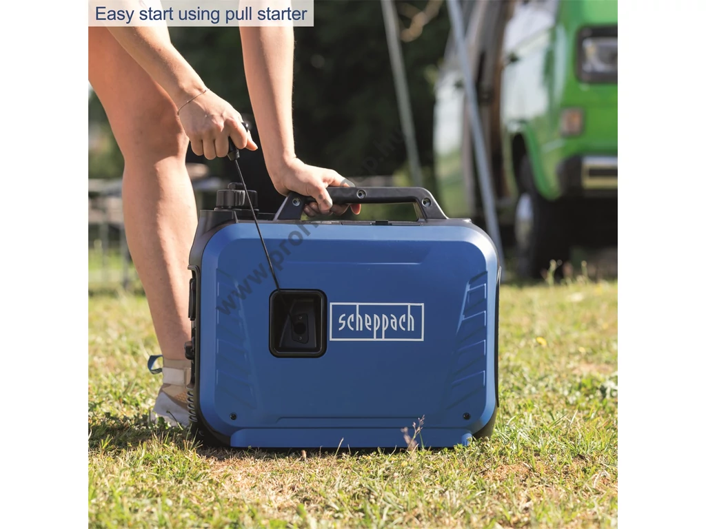 SCHEPPACH SG 2500I Egyfázisú áramfejlesztő Inverter, 230V, Max: 2000W, 7A, Motor: OHV, 79cm3
