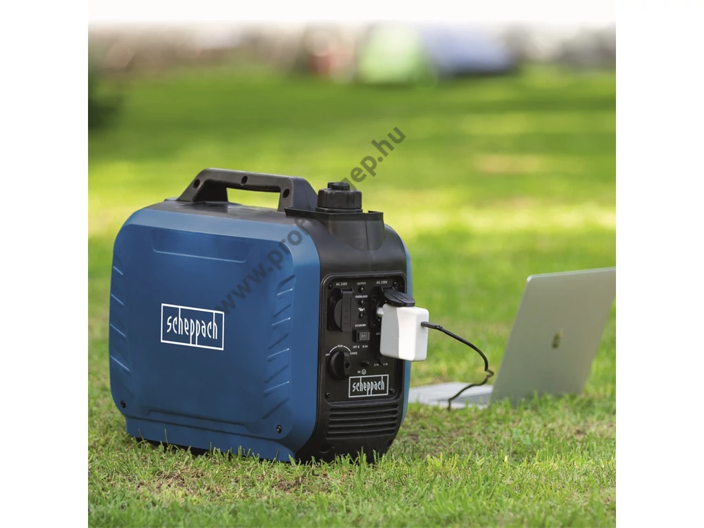 SCHEPPACH SG 2500I Egyfázisú áramfejlesztő Inverter, 230V, Max: 2000W, 7A, Motor: OHV, 79cm3