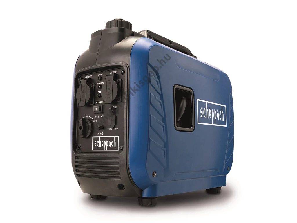 SCHEPPACH SG 2500I Egyfázisú áramfejlesztő Inverter, 230V, Max: 2000W, 7A, Motor: OHV, 79cm3