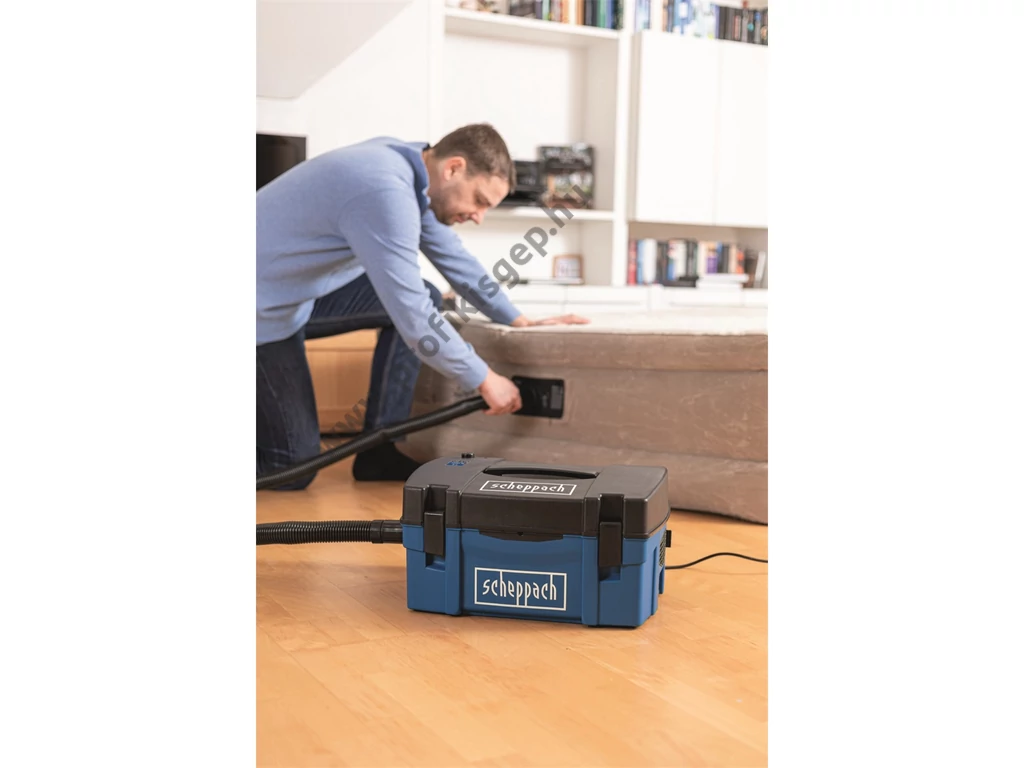 Scheppach HD2P - multifunkicós ipari porszívó, kompresszor 3 az 1-ben 1200W