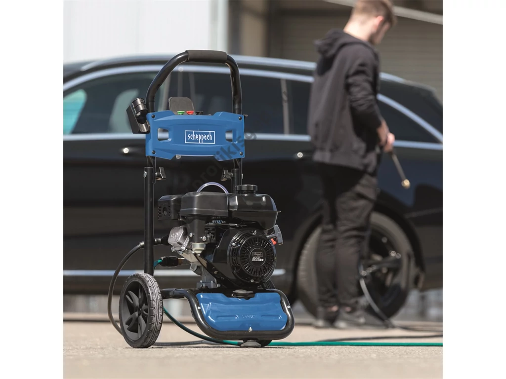 Scheppach HCP 5000 benzinmotoros magasnyomású mosó, max: 241bár, OHV 212cm3, 570 l/óra