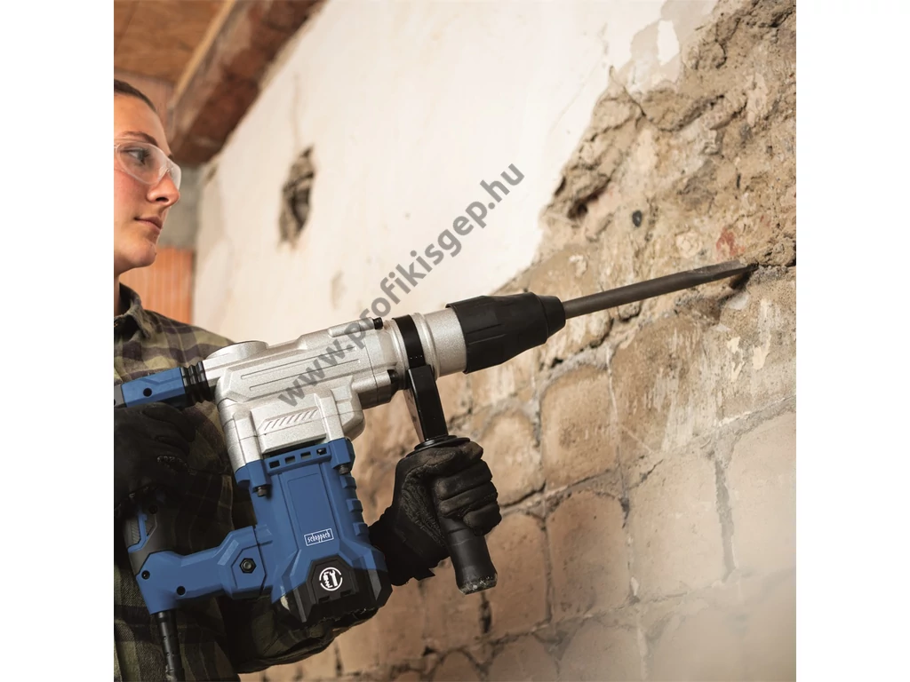 Scheppach DH 1600 MAX elektromos fúró vésőkalapács, 1600W, ütés ereje: 10J , SDS-MAX tokmány, tartozékok