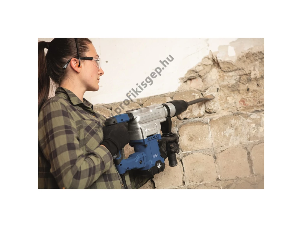 Scheppach DH 1600 MAX elektromos fúró vésőkalapács, 1600W, ütés ereje: 10J , SDS-MAX tokmány, tartozékok