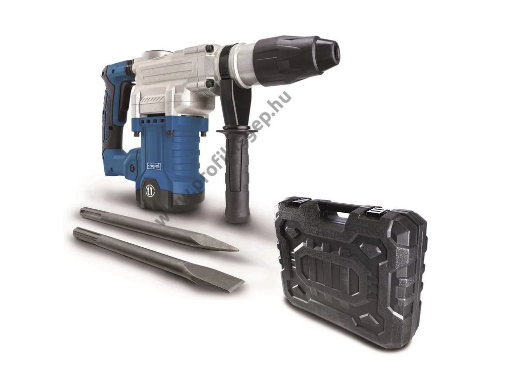 Scheppach DH 1600 MAX elektromos fúró vésőkalapács, 1600W, ütés ereje: 10J , SDS-MAX tokmány, tartozékok