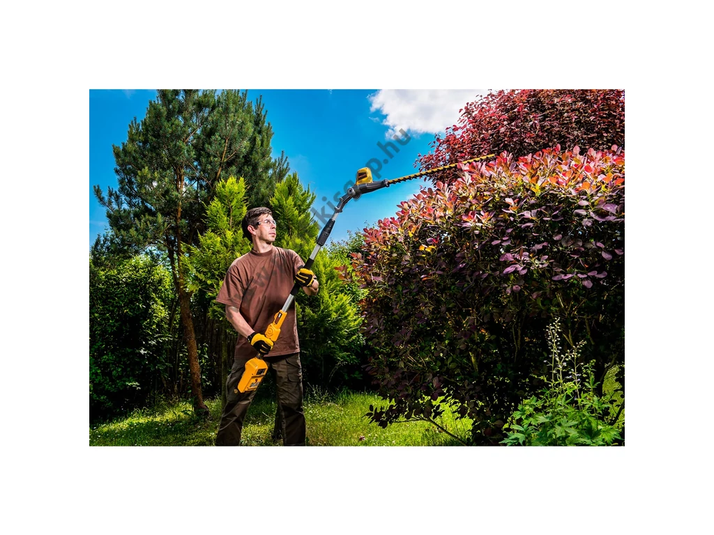Riwall RAPH 5240 akkumlátoros magassági sövényvágó, 40 Volt, 52 cm, Max: 20mm ágátmérő, akku és töltő nélkül