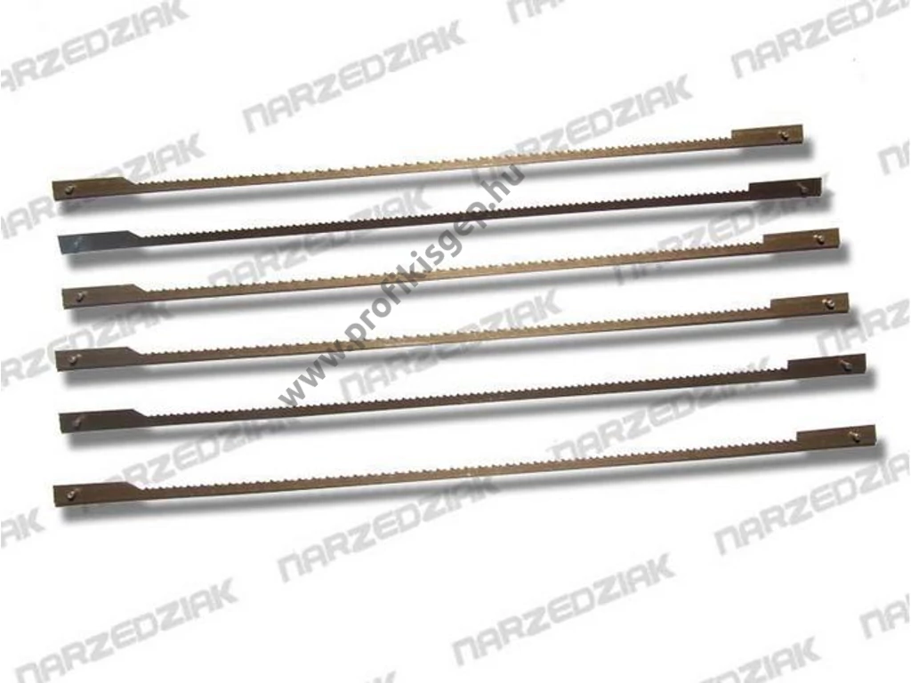 Scheppach univerzális fűrészlap SD1600V, Deco-Flex, Deco-XLS dekopírfűrészhez, fa, műanyag, fém, 6 db