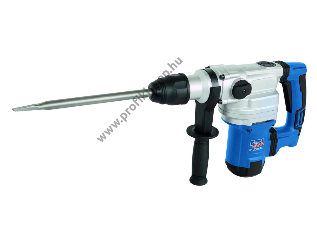 Scheppach DH 1200 MAX elektromos fúró vésőkalapács, 1050W, ütés ereje: 9J , SDS-MAX tokmány, tartozékok