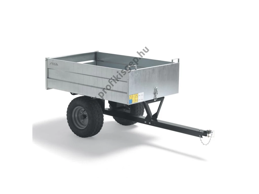 Stiga Utánfutó profi galvanizált 240 liter