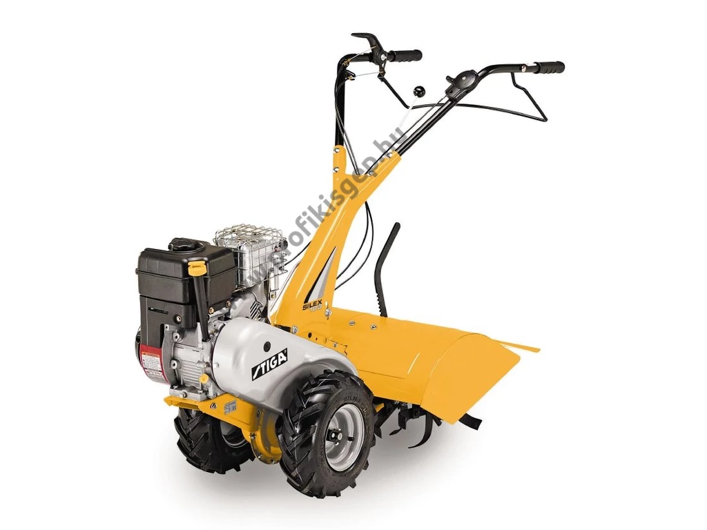 Stiga SILEX 103 B talajmaró, Benzinmotoros kapálógép, rotációs kapa, 208cm3, 4x2 kapatag, 2 sebesség + hátramenet