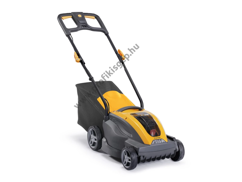 Stiga Combi 336e Kit akkumulátoros fűnyíró 34cm 48V 2Ah 35L,  akkuval és töltővel