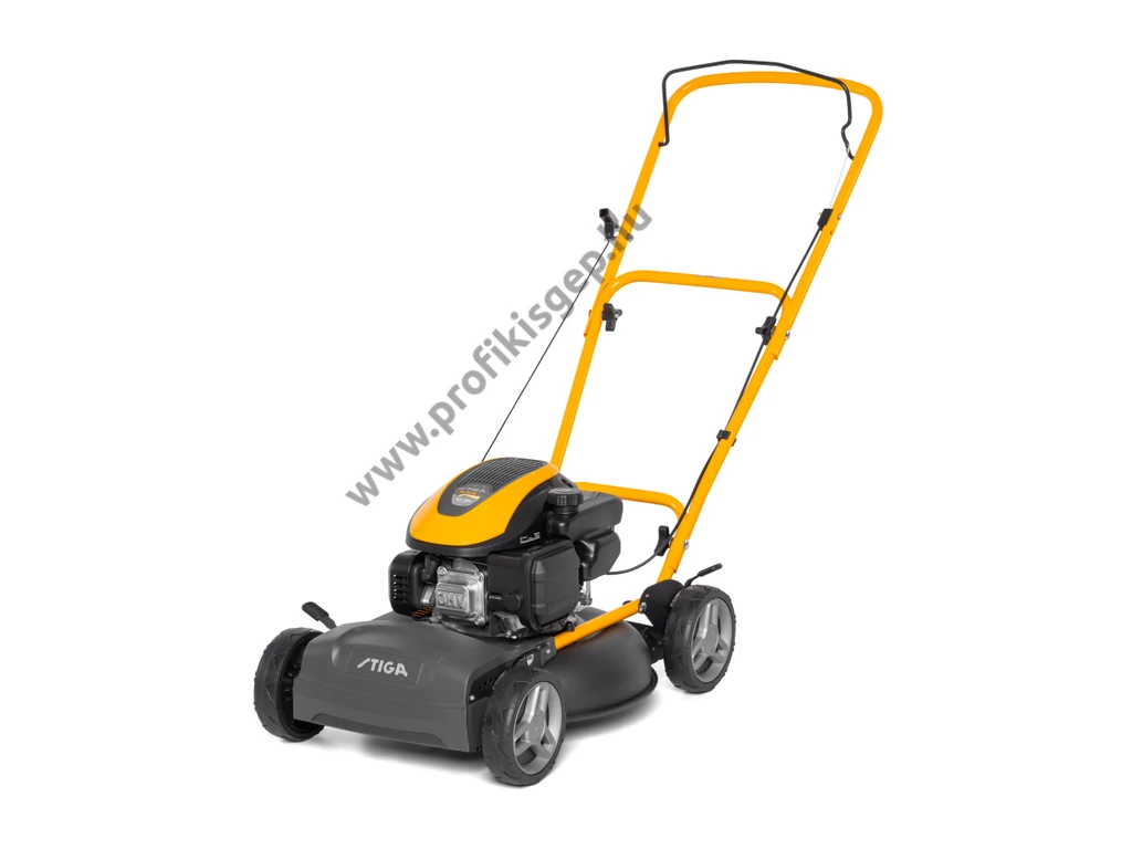 STIGA MULTICLIP 47 Benzinmotoros mulcsozó fűnyíró, 45cm, Stiga 123cm3, csapágyazott kerék