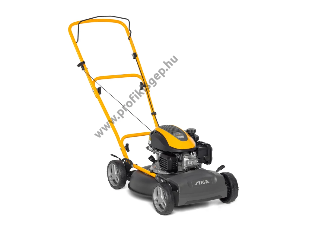 STIGA MULTICLIP 47 Benzinmotoros mulcsozó fűnyíró, 45cm, Stiga 123cm3, csapágyazott kerék