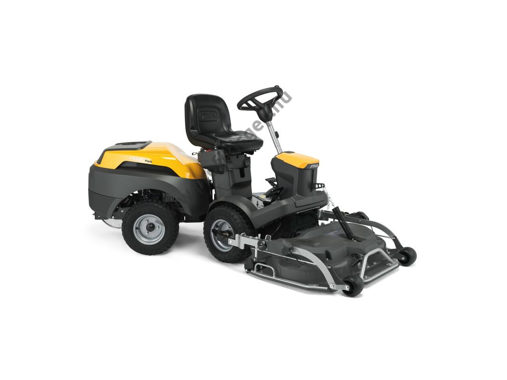 STIGA PARK 500 frontkaszás fűnyíró traktor, 95-100cm-ig, 432cm3, 8.1kW, Stiga ST450, vágóasztal nélkül, HIDRO - ÖSSZESZERELVE ÉS HASZNÁLATRA KÉSZEN SZÁLLÍTJUK!