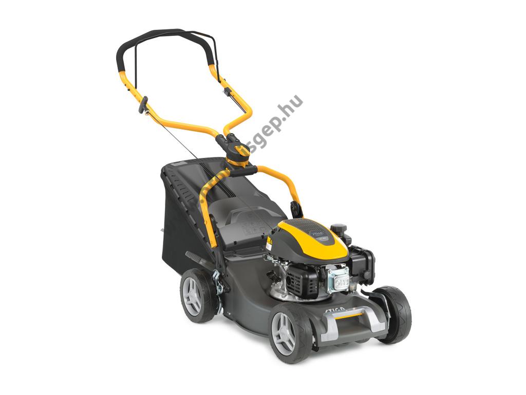 STIGA COLLECTOR 543 Benzinmotoros fűgyűjtős fűnyíró, 41cm, Stiga 123cm3, csapágyazott kerék