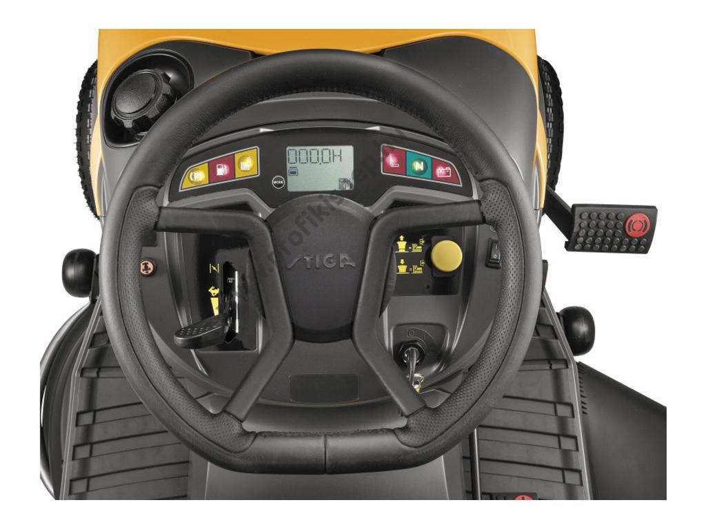 STIGA TORNADO 7108 W oldalkidobós fűnyírótraktor 108cm 12.1kW 635cm3 Stiga ST650, HIDRO - ÖSSZESZERELVE ÉS HASZNÁLATRA KÉSZEN SZÁLLÍTJUK!