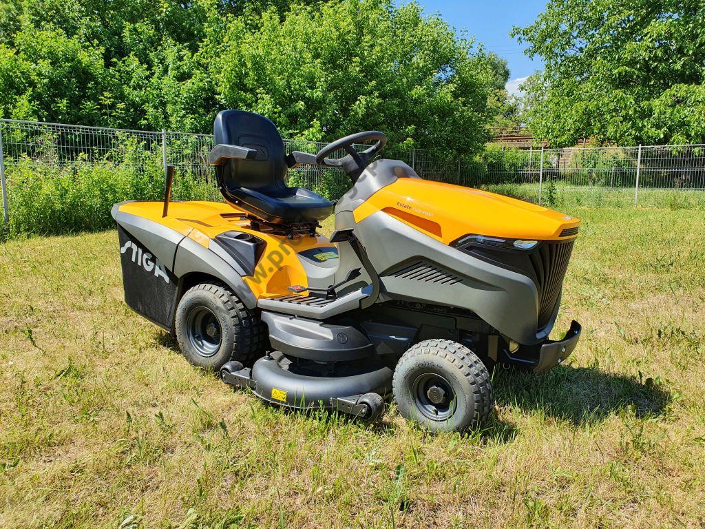 STIGA ESTATE 9122 W fűgyűjtős fűnyírótraktor 122cm 13.4kW 688cm3 Honda GXV 630, HIDRO - ÖSSZESZERELVE ÉS HASZNÁLATRA KÉSZEN SZÁLLÍTJUK!