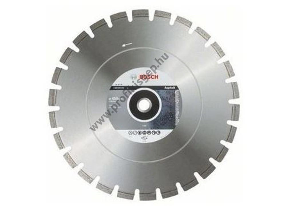 400 mm BOSCH ASZFALT gyémántszemcsés vágótárcsa Professional for Asphalt (aszfalt, frissbeton),