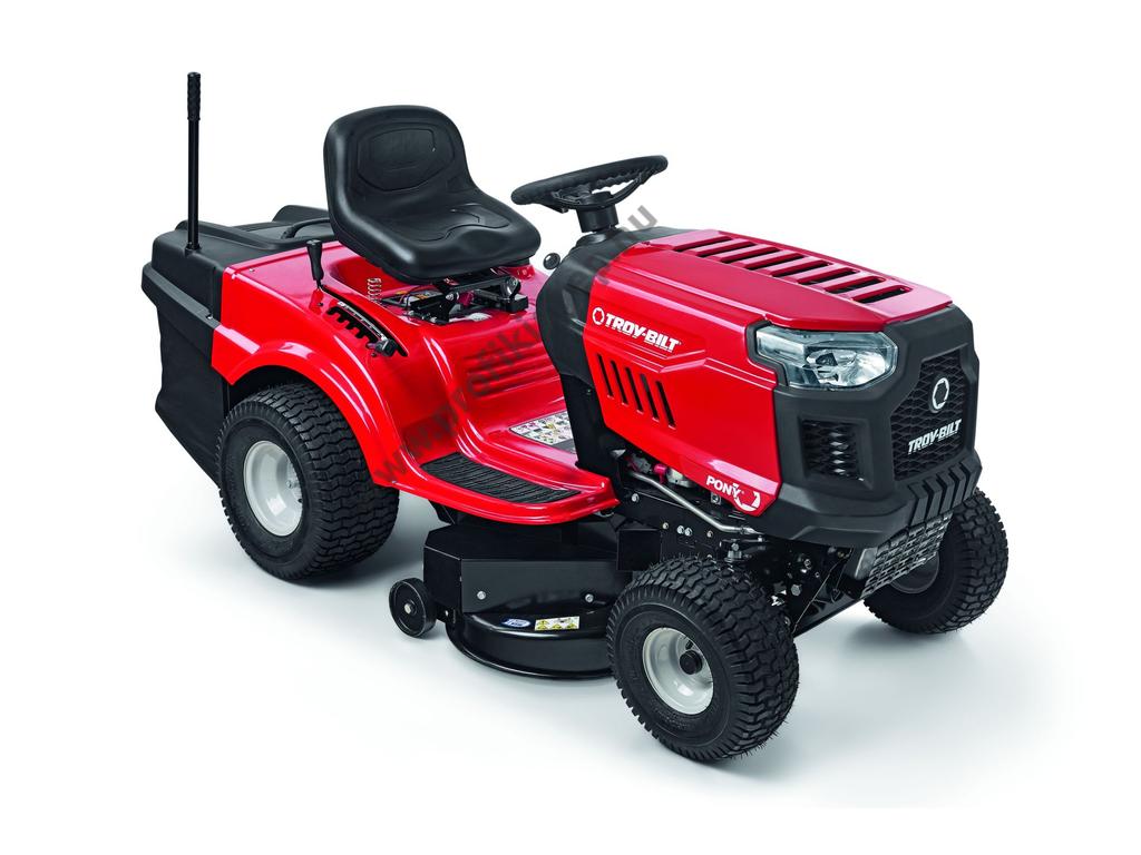 Troy-Bilt Pony 92T-R fűgyűjtős fűnyíró traktor transmatic meghajtással, 92cm, 439cm3 - ÖSSZESZERELVE ÉS HASZNÁLATRA KÉSZEN SZÁLLÍTJUK!