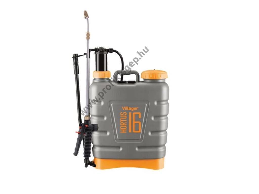 Villager Hortus 16 kézi háti permetező, 16 liter, 4 bár, vállheveder, pisztoly