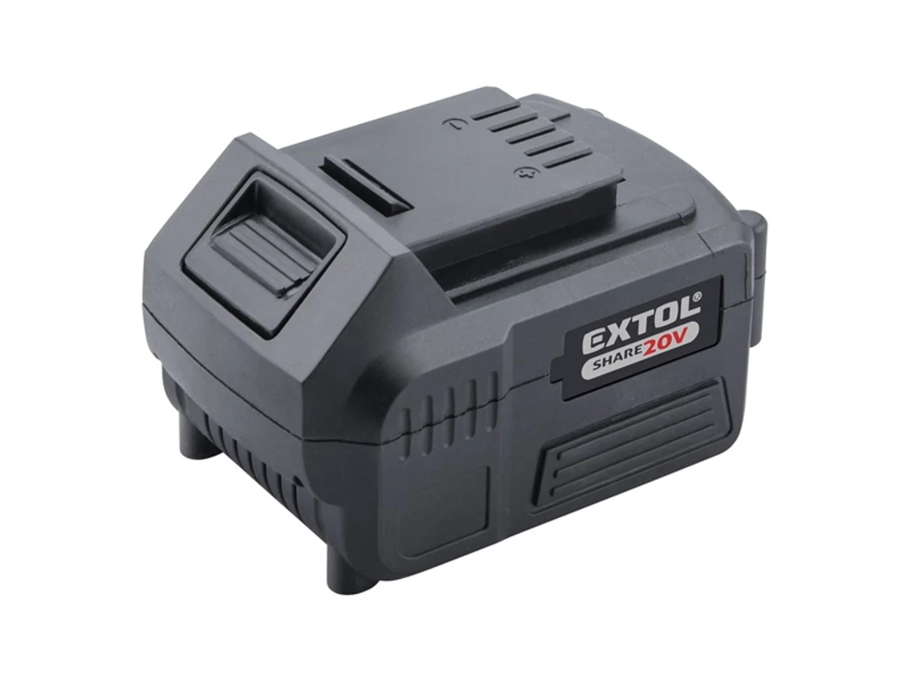EXTOL premium akkumlátor 20V, 4.0 Ah, SHARE 20V tipusú gépekhez