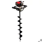 Kép 2/10 - Bisonte BTA-25M-ACC1 benzinmotoros földfúró, gödörfúró, 58cm3, 2.5Le, 150mm, 200mm fúrószár KÜLÖN rendelhető