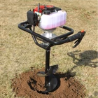 Kép 10/10 - Bisonte BTA-25M-ACC1 benzinmotoros földfúró, gödörfúró, 58cm3, 2.5Le, 150mm, 200mm fúrószár KÜLÖN rendelhető