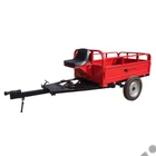 Kép 1/4 - Bisonte BTA-600R utánfutó, max: 600kg, kapálógéphez, rotációs kapához