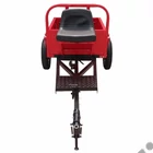 Kép 2/7 - BISONTE BTA-450R utánfutó, max: 450kg, kapálógéphez, rotációs kapához