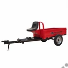 Kép 1/7 - BISONTE BTA-450R utánfutó, max: 450kg, kapálógéphez, rotációs kapához