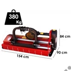Kép 2/9 - Ceccato szárzúzó Trincione 400 Spostamento Meccanico 1400mm kézi magasságállítás, 20x1,2kg kalapács