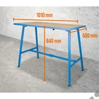 Kép 3/4 - Güde GWB 100/50F munkapad, munkaasztal, 500x510x846mm, összecsukható