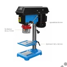 Kép 2/5 - GÜDE GTB 13/355 elektromos oszlopos fúró, 350W,/230V, 1,5-13mm fogaskoszorús tokmány, 5 sebesség fokozat