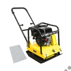 Kép 1/6 - Güde GRP 90 lapvibrátor, Motor: OHV 196cm3, 16kN, 54x45cm, 94kg, szállítókerék, gumilap
