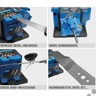 Kép 2/8 - Güde GUS 650 Univerzális élező, köszörű, 65W/230V, 6700/fordulat, 3-13mm fúrószárakhoz, kések: 6-51mm-ig,