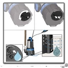 Kép 4/7 - Güde GS 750.1 elektromos merűlő szivattyú, búvárszivattyú, 750W, 16500l, tisztavíz