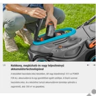 Kép 4/12 - Gardena PowerMax 37/36V P4A akkumulátoros fűnyíró, 37 cm, 18V, akku és töltő nélkül