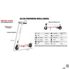Kép 9/9 - HECHT 5125 Akkumulátoros roller, 36V, 4.4Ah, Alu összecsukható váz, Hatótáv: Max 15 km, Max: 100kg