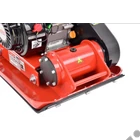 Kép 5/10 - HECHT 1111 lapvibrátor, Motor: Loncin 196cm3, 11kN, 53x37cm, 63kg, szállítókerék, gumilap